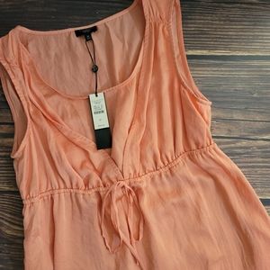 Talbots Coral Summer Dress 8P NEW